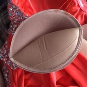 Coral homecoming dress